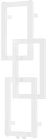 Mexen Grid, dekoratívny kúpeľňový radiátor 870 x 360 mm, 209 W, biela, W215-0870-360-00-20
