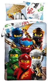 Detské obliečky Lego Ninjago 01 140x200 70x90 cm 100% Bavlna
