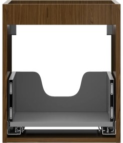 Mexen Box-A, závesná skrinka 40 cm, 1 zásuvka, orech, 91AX0-0400-470-1-86