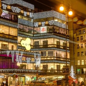 DECOLED Svetelný záves LED, 1x3 m, ľadovo biely, 300 diód, IP67