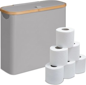 Úložný priestor na toaletný papier na 12 roliek RD51701, sivá