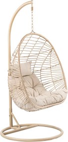 Závesné kreslo SOLEI béžové 848228