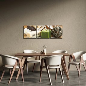 Obraz - Chvíľa na relax (s hodinami) (90x30 cm)