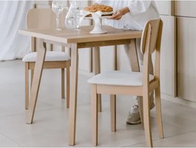 Štvorcový jedálenský stôl Norveg 80x80 cm, dub sonoma%