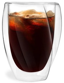 Sada 2 dvojstenných pohárov Vialli Design Latte, 300 ml