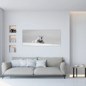Obraz - Ľadový medveď (120x50 cm)
