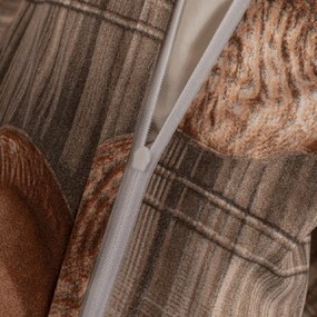 Obliečky z mikrovlákna SPRING BEAR hnedé Rozmer obliečky: 70 x 80 cm | 140 x 200 cm