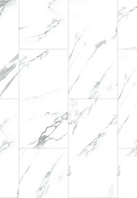Mexen Glacier White vinylové panely 610 x 305 mm LVT Dryback 2,5 mm, podklad, 4 V-Drážka, Jazz White
