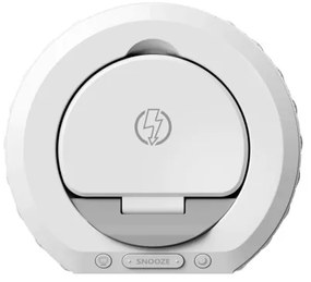 Immax 08983L - Budík s LCD a bezdrôtovou Qi nabíjačkou 27W/9V biely