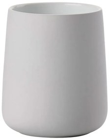 Svetlosivý porcelánový téglik na zubné kefky Nova – Zone