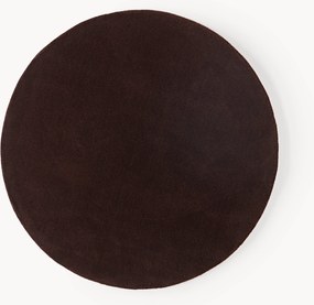 Ručne tkaný okrúhly vlnený koberec Zayne