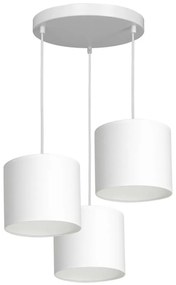 Luster na lanku ARDEN 3xE27/60W/230V biela