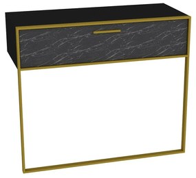 Dekoratívny stôl Polka Black