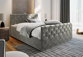 Čalúnená posteľ boxspring MINDY - magic velvet 2221 / 140x200