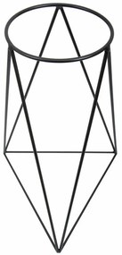 STOJAN NA KVETINÁČ TRIANGLE 40X45X24 CM ČIERNA