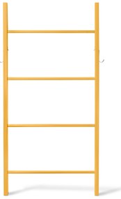Drevený rebrík s háčikom, žltý