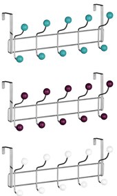 Kovový vešiak na dvere v mentolovo-striebornej farbe 41 cm – Premier Housewares