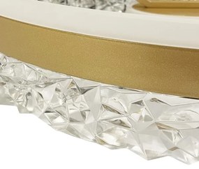 Brilagi - LED Stmievateľný prisadený luster LED/86W/230V 3000-6500K zlatá + DO