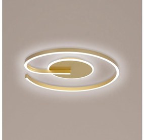 Brilagi -LED Stmievateľné stropné svietidlo SPIRAL LED/56W/230V 3000/4000/6000K+DO BR7262/BGD-56W