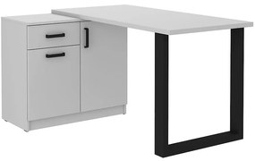 Písací stôl S nízkou komodou Malta Svetlo šedá (doska 28mm) Typ 130