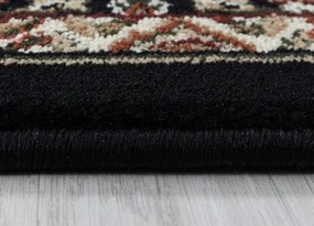 Koberce Breno Kusový koberec KASHMIR 2603 Black, čierna, viacfarebná,200 x 290 cm