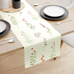 Goldea behúň na stôl teflónový - poľné kvetiny 50x120 cm