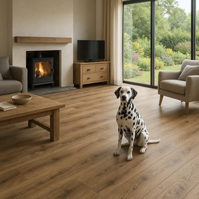 Beauflor, PVC podlaha - lino Toptex Lime Oak 169M, na mieru, šíře 4m,5m, hnedá, filc, chodba / predsieň