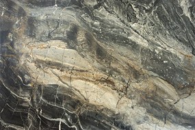 Jedálenský stôl TOMTOC 180-220-260 cm – keramický mramorový vzhľad taupe