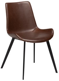 HYPE ČALÚNENÁ STOLIČKA vintage cocoa/black