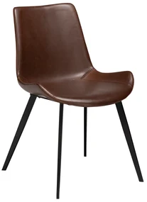 HYPE ČALÚNENÁ STOLIČKA vintage cocoa/black