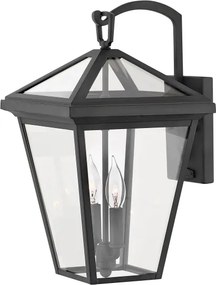 Quintiesse QN-ALFORD-PLACE2-M-MB - Vonkajšie nástenné svietidlo ALFORD M 2xE14/40W/230V IP44