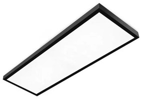 LED Prisadený panel BRISBANE LED/36W/230V 4000K 29,5x119 cm čierna