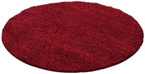 Ayyildiz Kusový koberec LIFE 1500, Okrúhly, Červená Rozmer koberca: 160 cm KRUH
