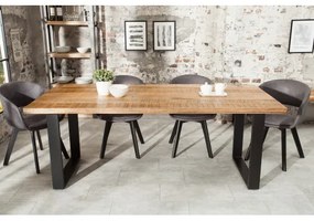 Jedálenský stôl 38660 200x90cm Masív drevo Mango prírodné - PRODUKT JE SKLADOM U NÁS - 2Ks  - Komfort-nábytok
