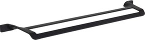 Mexen Rino, 2-radový držiak na uteráky, čierna matná, 7027025-70