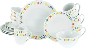 XXXLutz KOMBINOVANÝ SERVIS Happy Birthday 16-dielne Creatable - Online Only bytové doplnky - 007768064701