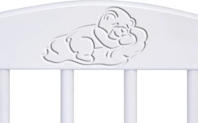 SC Detská postieľka Baby 90x40 biela