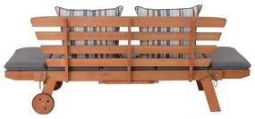 Hnedá drevená záhradná lavica Rincon – Garden Pleasure