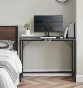Psací stůl Vasagle Ebeny 100 cm černý