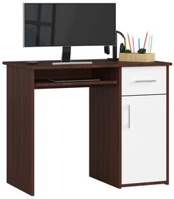PC stolík Padma (wenge + biela). Akcia -12%. Vlastná spoľahlivá doprava až k Vám domov. 1068864