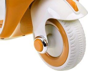 JOKOMISIADA Klasický elektrický skúter na batériu pre deti PA0330 oranžový