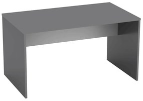 Kondela PC stôl, grafit/biela, RIOMA NEW TYP 11