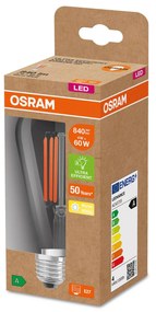 OSRAM LED žiarovka E27 ST64 4W 840lm 830 číra