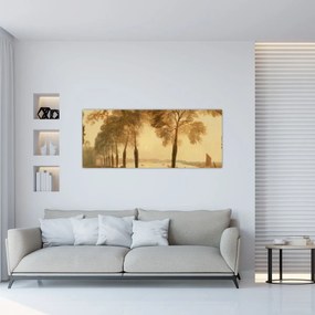 Obraz - Joseph Mallord William Turner, Mortlake Terrace, reprodukcia (120x50 cm)