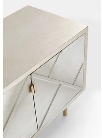 Venice Triangle komoda strieborná 180 cm