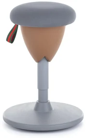 Balančná stolička Acorn II 1 + 1 ZADARMO, sivá / hnedá