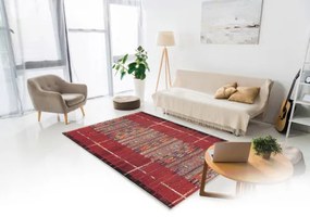 Koberce Breno Kusový koberec ZOYA 821/Q01R, červená, viacfarebná,200 x 285 cm