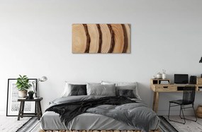 Obraz canvas plátky obilia dreva 125x50 cm