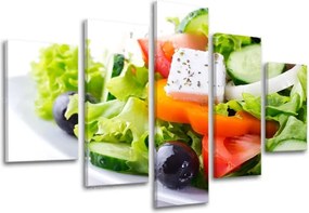 Obraz na stenu 5 dielny KUCHYŇA KU018E50 - 100x80 cm