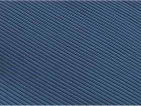 Modrá menčestrová rohová pohovka Belair – Bobochic Paris